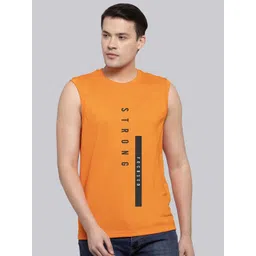 Friskers Typography Printed Sleeveless Bio Wash Pure Cotton Slim Fit T-shirt-picture-20