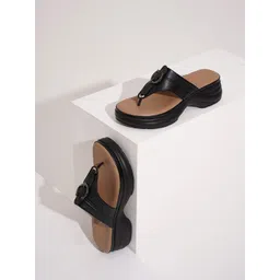 Froh Feet Women Comfortable Platform Heel Sandals-picture-15