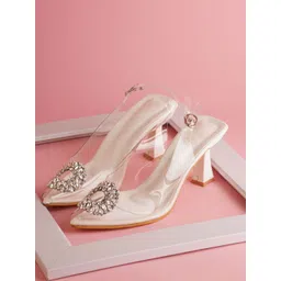 Froh Feet Women Party Slim Heeled Sandals-picture-23