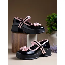 Froh Feet Women Platform Sandals with Bows Details-picture-35
