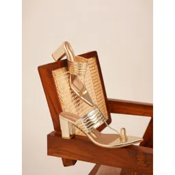 Froh Feet Women Pointed Ring Toe Block Sandals-picture-38