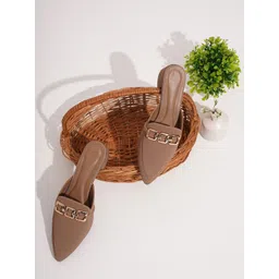 Froh Feet Women Pointed Toe Block Heel Mules-picture-17