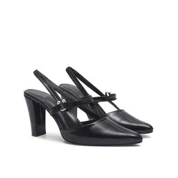 froh feet Women Pointed Toe Chunky Heeled Sandals-picture-18