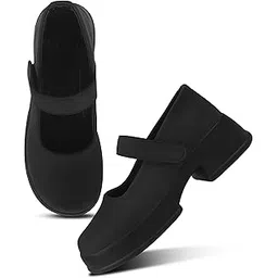 FROH FEET Womens Ballet Mary Jane Flats, Comfortable Business Office Dress Shoes for Women Dressy and Work with Velcro Ankle Strap-picture-50