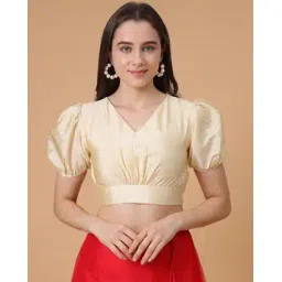 frolic rolic Women Slip-On Blouse with Puffed-Sleeves-picture-49