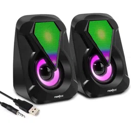 Frontech SPK-0004, 2.0 USB Speakers with AUX | 2 x 3W Drivers | RGB Lights 6 W Laptop/Desktop Speaker-picture-23