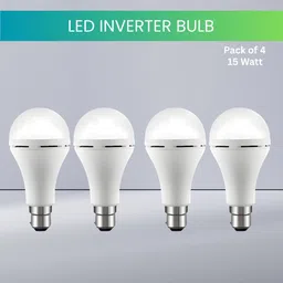 15W Rechargeable Emergency Inverter LED Bulb, Upto 4 Hours Battery For HomeZX210 4 hrs Bulb Emergency Light-image-17