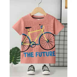 FROSEN FOX Boys Pack of 3 Graphic Printed Round Neck Pure Cotton T-shirts-picture-13