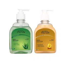 Froton 250 ml Each Gold in Pine & Aloevera Fragrance Liquid Hand Wash (Pack of 2)-picture-44