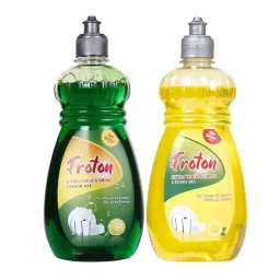 Froton 500 ml Each Green and Yellow Lemon Fragrance Dishwash Liquid Gel (Pack of 2)-picture-10