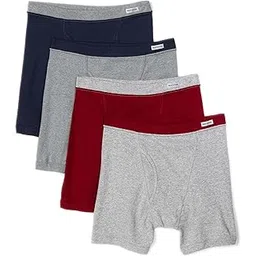 fruit of the loom Men's Boxer Briefs (Pack of 4)-picture-41