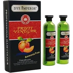 Fruit Vinegar Hair Dye Color for Both Men, Women, Natural & Ammonia Free Color Dye Emperor Hair Dye is a natural, ammonia-free hair coloring solution designed men and women (Black, 200 Ml)-picture-11