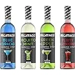 Fruitaco Blue Curacao, Mojito Mint, Grenadine, Green Apple Syrup: Perfect Mixer for Enhancing Mocktails & Cocktails, Drinks, and Mojitos at Parties, All Your Mixing Needs | Non-Alcoholic (Pack of 4)-image-10