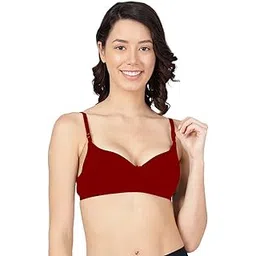 fshway Women's Bra Everyday Wireless & Non-Padded Cotton Bra for Women-picture-17