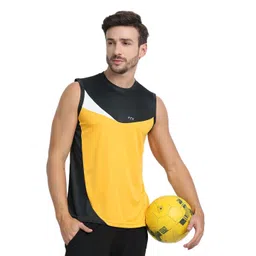 FTX Men Pack of 4 Dri-FIT Colourblocked Round Neck T-shirts image 4