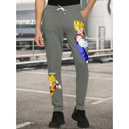 FTX Men Printed Mid Rise Track Pants With Side Zipper Pockets-picture-36