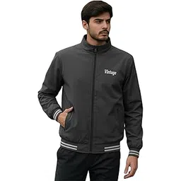 ftx Men Solid Full Sleeve Multicolor Color Regular Fit Windcheater Casual Jacket-picture-10