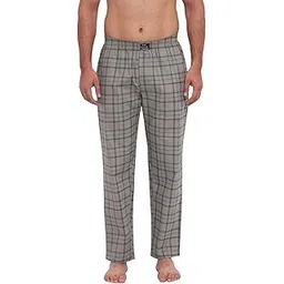 ftx Men's Printed Woven Cotton Track Pants - White-picture-39