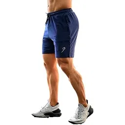 fuaark Athletic Slim Fit Training and Gym Shorts for Men with Zipper Pockets-picture-16