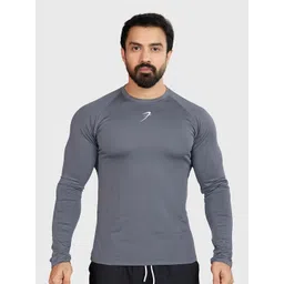 FUAARK Men Anti Odour Solid Round Neck T-shirt-image-44