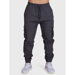 FUAARK Men Mid-Rise Cargo Joggers Track Pants-picture-22