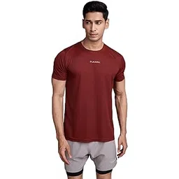 FUAARK Men Moisture Wicking Solid Round Neck Tshirt-image-16