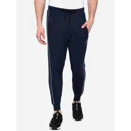 FUAARK Men Navy Blue Solid Joggers-picture-31
