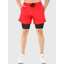 FUAARK Men Skinny Fit Training or Gym Sports Shorts with Antimicrobial Technology-picture-37