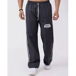 fuaark Men Straight Track Pants with Elasticated Drawstring Waist-picture-45