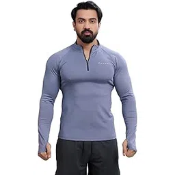 fuaark Men's Axis High Neck Pullover with Zip Closure-picture-28