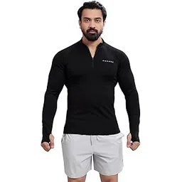 fuaark Men's Axis High Neck Pullover with Zip Closure-picture-46