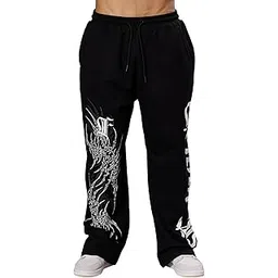 fuaark Mens Cotton Hellset Oversized Track Pant-picture-20