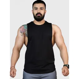 FUAARK Round Neck Cotton Sports & Gym Vests-picture-31