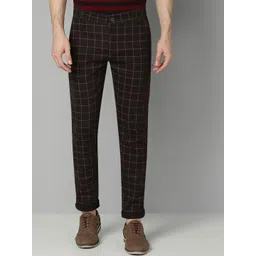 FUBAR Men Checked Relaxed Slim Fit Easy Wash Chinos-picture-39