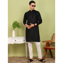 FUBAR Men Embellished Thread Work Kurta-picture-38