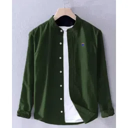 fubar Men Regular Fit Solid Mandarin Collar Casual Shirt-picture-25