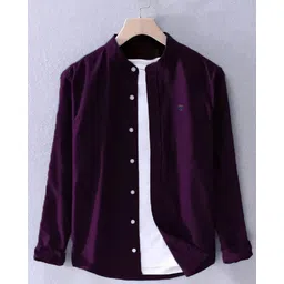 fubar Men Regular Fit Solid Mandarin Collar Casual Shirt-picture-29