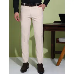 FUBAR Men Slim Fit Mid-Rise Formal Trousers-picture-38