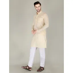 fubar Men Solid Cotton Blend Straight Kurta-picture-16