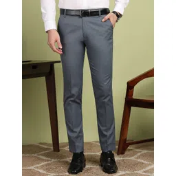 FUBAR Men Solid Slim Fit Formal Trousers-picture-20