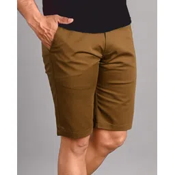 fubar Solid Men Khaki Regular Shorts-picture-12