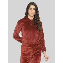 fuchsia PRETTY LOVING THING Women Rust Sweatshirt-picture-38