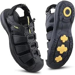 fuel Comando Men’s Fisherman Sandals – Comfortable, Breathable & Flexible Outdoor Sandals with Protective Toe, Anti-Skid Sole – Stylish Casual Beach & Sports Footwear-picture-11