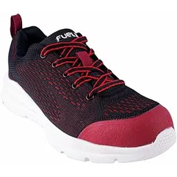 fuel Fazer Safety Shoes for Men with Industrial Steel Toe, Light Weight Construction Shoes, Water Resistant with PVS Sole, Lace Up Comfortable Footwear (6-10 UK)-picture-53