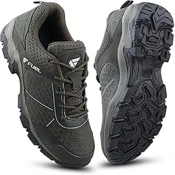fuel Trekking Shoes for Men, Lace-Up with Style & Comfort, Lightweight Anti Skid Shoe for Running, Walking, Gym and Hiking, Stylish & Modern Footwear for Gents-picture-57