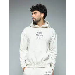 FUGAZEE Men Graphic Printed Hooded Long Sleeves Cotton Sweatshirt image 1