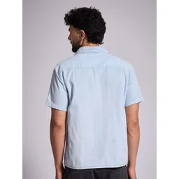 FUGAZEE Spread Collar Cotton Casual Shirt image 4