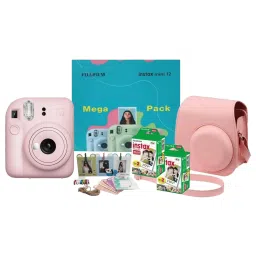 FUJIFILM Instax Mini 12 Mega Pack Instant Camera with 40 Shots (Blossom Pink)-picture-23