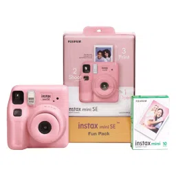 FUJIFILM Instax Mini SE Fun Pack Instant Camera with 10 Shots (Pink)-picture-16