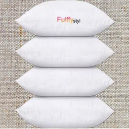 fulffystyl Microfibre Sleeping Pillow Pack of 4 Solid-picture-26